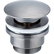 Gunmetal Clickwaste Afvoerplug laag universeel 5/4