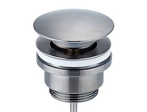 Gunmetal Clickwaste Afvoerplug laag universeel 5/4