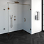 Douchecabine Venus Rechthoek Draaideur 158x97.7x200cm Antikalk Helder Glas Profielloos 8mm Veiligheidsglas Geborsteld Koper