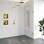 Inloopdouche Venus 107.7x200cm Antikalk Helder Glas Profielloos 8mm Veiligheidsglas Geborsteld Goud
