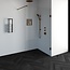 Diamond Line Inloopdouche Venus 117.7x200cm Antikalk Helder Glas Profielloos 8mm Veiligheidsglas Geborsteld Koper