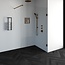 Inloopdouche Venus 127.7x200cm Antikalk Helder Glas Profielloos 8mm Veiligheidsglas Geborsteld Koper