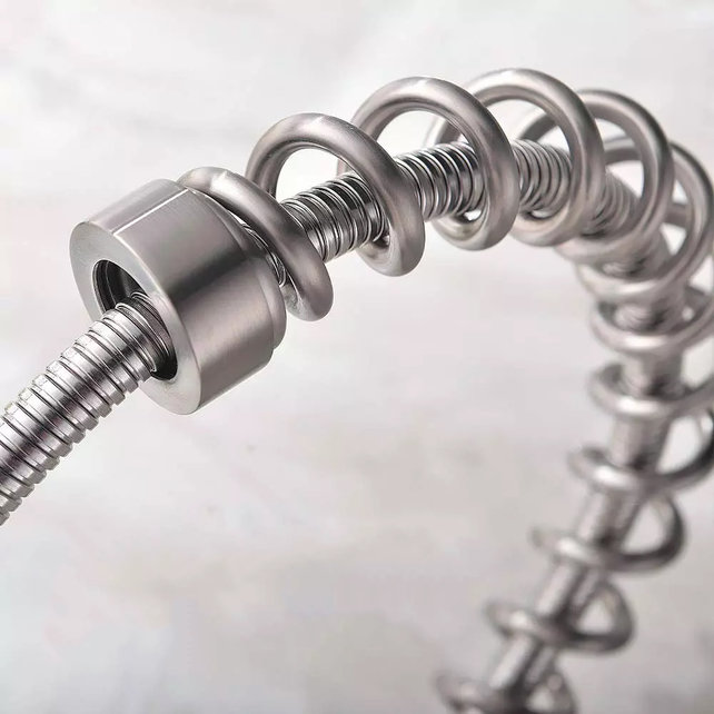 Keukenkraan Evita Chroom met uittrekbare Handdouche sproeiknop