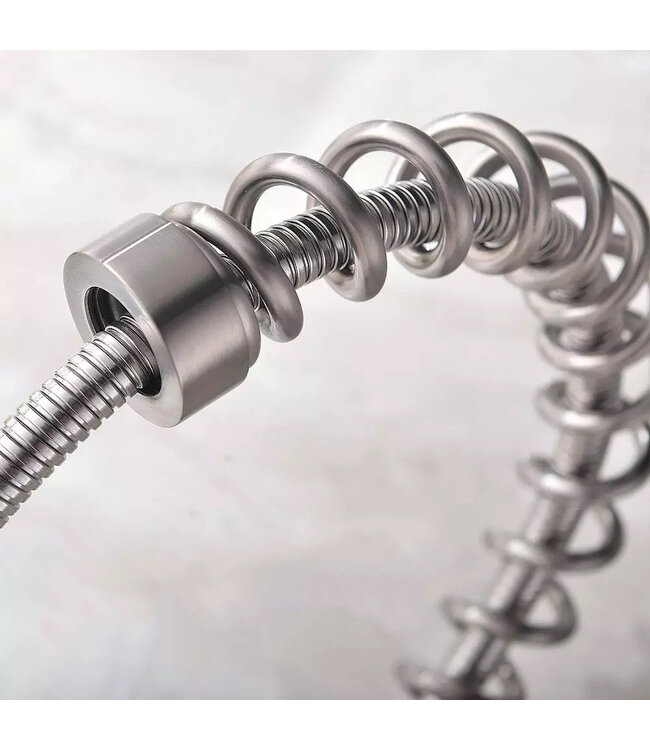 CREAVIT Keukenkraan Evita Chroom met uittrekbare Handdouche sproeiknop