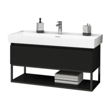 Industrieel Badkamermeubel Creavit Sharp Zwart 100x47x50cm