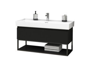 Industrieel Badkamermeubel Creavit Sharp Zwart 100x47x50cm