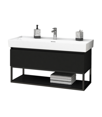 CREAVIT Industrieel Badkamermeubel Creavit Sharp Zwart 100x47x50cm