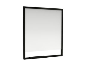 Industrieel badkamerspiegel Creavit Sharp Zwart Mat 60x80cm
