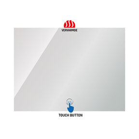 Badkamerspiegel Queen 80x60cm met LED-Verlichting Anti-condens