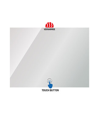 CREAVIT Badkamerspiegel Queen 80x60cm met LED-Verlichting Anti-condens