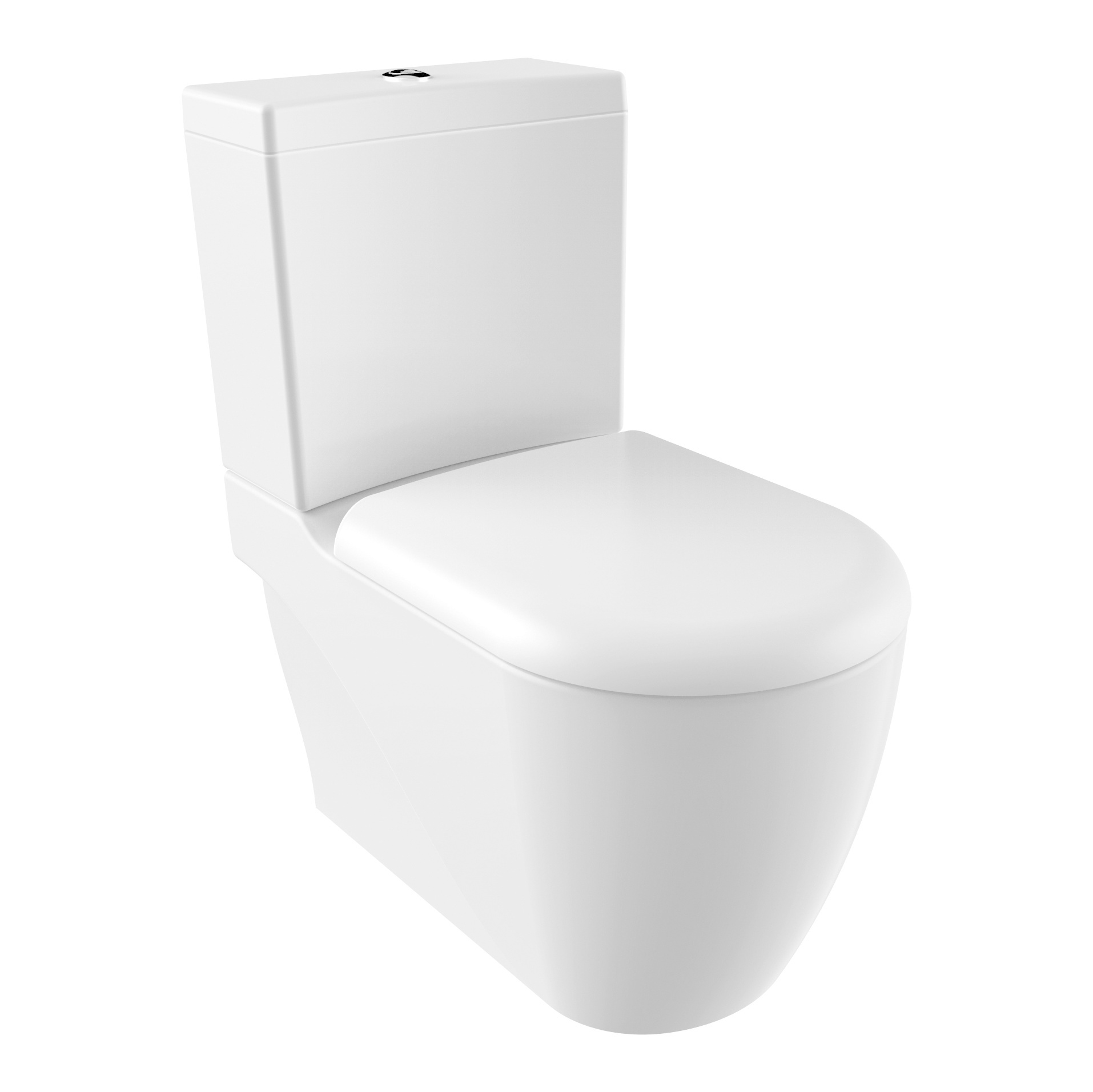 Staand Toilet met Bidet Creavit GRANDE XXL Duoblok incl. WC-bril