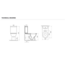 Creavit SL-Serie Staand Toilet met Bidet Compleet incl. Softclose Toiletbril OA / PK - aansluiting