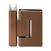 Douchecabine Venus Rechthoek Draaideur 158x87.7x200cm Antikalk Helder Glas Profielloos 8mm Veiligheidsglas Geborsteld Koper