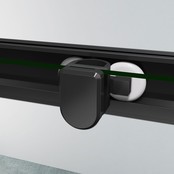 Douchecabine Donna 100x100 cm Mat Zwart Schuifdeur Hoekinstap Vierkant Douchecabine Donna 100x100 cm Mat Zwart Schuifdeur Hoekinstap Vierkant