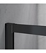 Douchecabine Donna 100x100 cm Mat Zwart Schuifdeur Hoekinstap Vierkant