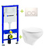 Aktieset Geberit UP100 Toiletset Basic Hangtoilet met bidet spoelrand incl. Softclose toiletbril