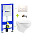 GEBERIT Aktieset Geberit UP100 Toiletset Basic Hangtoilet met spoelrand incl. Softclose toiletbril