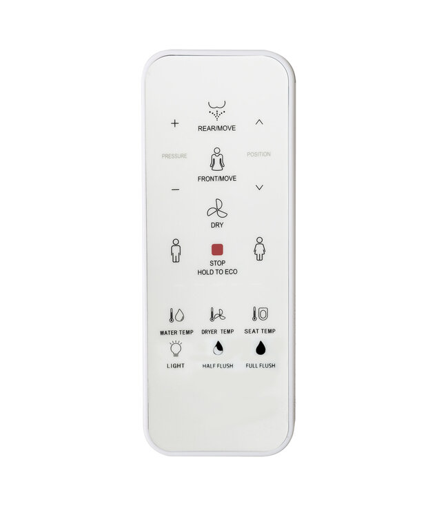 Japans Douche-WC Creavit WQ Smart bidet toilet met afstandsbediening