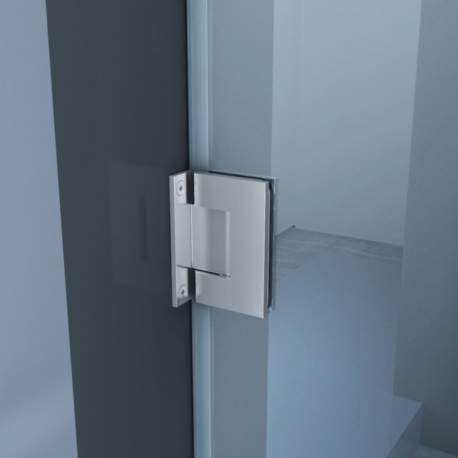 Douchedeur Nisdeur Draaideur 80x200cm Antikalk Helder Glas Chroom Profielloos 8mm Veiligheidsglas Easy Clean