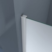 Inloopdouche Stern 100x200 cm Melkglas Chroom Profiel 10mm Veiligheidsglas Easy Clean