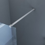 Inloopdouche Eco Nano 140x200cm Antikalk Helder Glas Chroom Profiel 8mm Veiligheidsglas Easy Clean