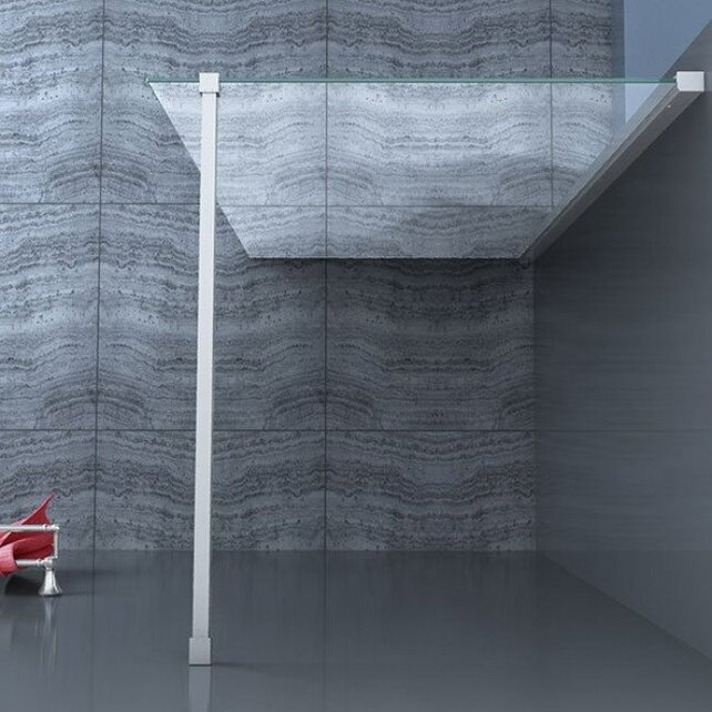 Inloopdouche Eco Nano 60x200cm Antikalk Helder Glas Chroom Profiel 8mm Veiligheidsglas Easy Clean