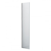Douchewand Eco Nano 40x200cm Antikalk Helder Glas Chroom Hoekprofiel 8mm Veiligheidsglas Easy Clean