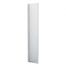 Douchewand Eco Nano 40x200cm Antikalk Helder Glas Chroom Hoekprofiel 8mm Veiligheidsglas Easy Clean