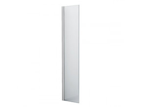 Douchewand Eco Nano 40x200cm Antikalk Helder Glas Chroom Hoekprofiel 8mm Veiligheidsglas Easy Clean
