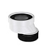 Afvoermanchet toilet excentrisch 6cm Sprongbocht WC afvoer