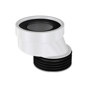 Afvoermanchet excentrisch 4cm Sprongbocht WC afvoer Afvoermanchet excentrisch 4cm Sprongbocht WC afvoer