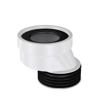 CREAVIT Afvoermanchet excentrisch 4cm Sprongbocht WC afvoer