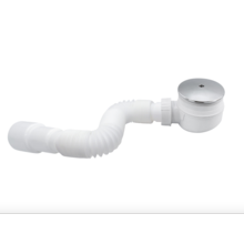 Douche sifon met Crepine Ø50CM Flexibel afvoerbuis Aloni