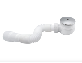 Douche sifon met Crepine Ø50CM Flexibel afvoerbuis Aloni