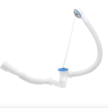 Bad sifon met Crepine Ø50CM Flexibel afvoerbuis Aloni