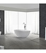 Vrijstaand bad Solid Surface - Lorena Mat Wit  179,5 x 84,5 x 64 cm Ovaal