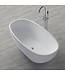 Vrijstaand bad Solid Surface - Lorena Mat Wit  179,5 x 84,5 x 64 cm Ovaal