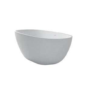Vrijstaand bad Solid Surface - Lorena Mat Wit  179,5 x 84,5 x 64 cm Ovaal