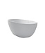 Vrijstaand bad Solid Surface - Lorena Mat Wit  179,5 x 84,5 x 64 cm Ovaal