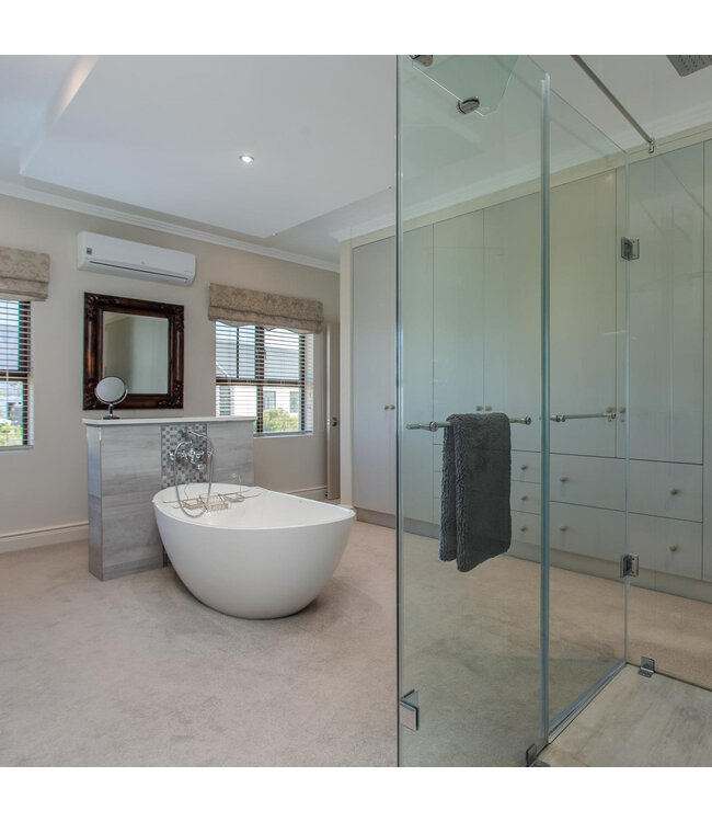 Ligbad Vrijstaand Luna Ovaal 161.5x80.5x57.5cm Solid Surface Mat Wit met Badwaste en Overloop