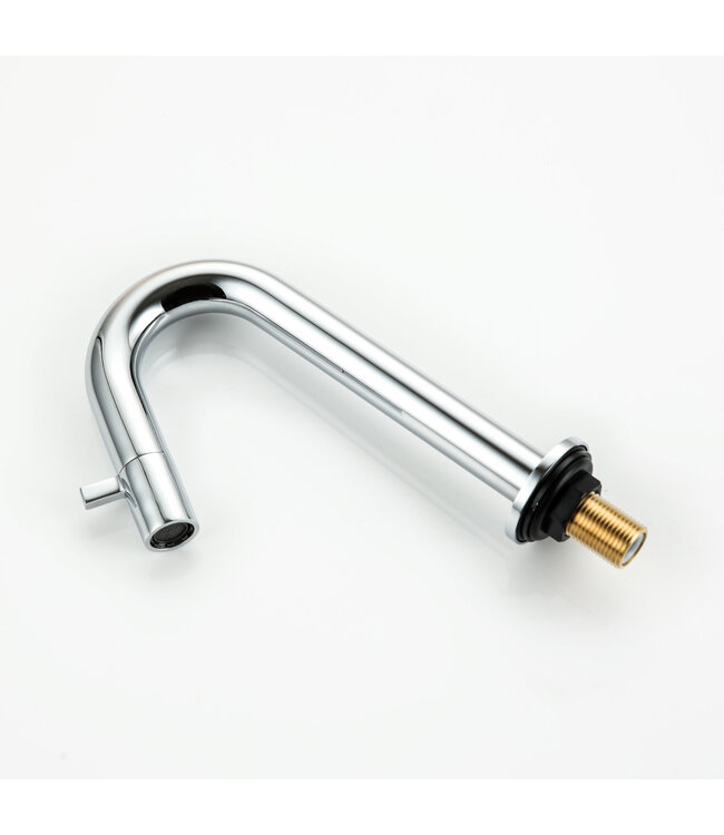 Toiletkraan Eva Laag Rond Glans Chroom Koudwaterkraan