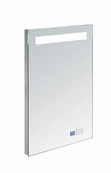 Badkamerspiegel Delilah 60x80cm LED verlichting, radio en bluetooth Touch bediening Aluminium spiegel met/zonder spiegelverwarming