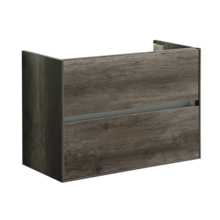 Wastafelonderkast Compact 80x38x56 Century Oak Soft close lades greeploos