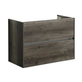 Wastafelonderkast Compact 80x38x56 Century Oak Soft close lades greeploos