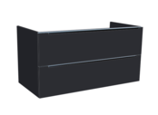 Wastafelonderkast Senza 120x47x50 cm Hoogglans Wit 2 Softclose lades
