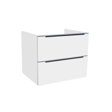 Wastafelonderkast Senza 60x47x50 cm Hoogglans Wit 2 Softclose lades