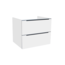 SANI-SUPPLY Wastafelonderkast Senza 60x47x50 cm Hoogglans Wit 2 Softclose lades