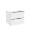 Wastafelonderkast Senza 60x47x50 cm Hoogglans Wit 2 Softclose lades