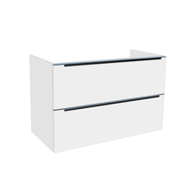 Wastafelonderkast Senza 80x47x50 cm Hoogglans Wit 2 Softclose lades