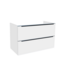 Wastafelonderkast Senza 80x47x50 cm Hoogglans Wit 2 Softclose lades